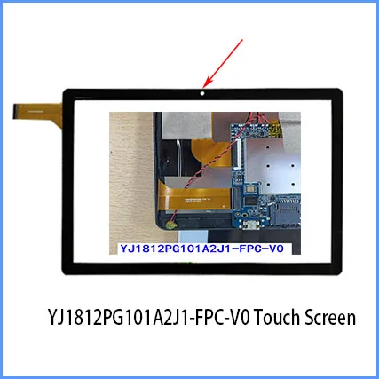 

New 10.1 Inch Touch Screen P/N YJ1812PG101A2J1-FPC-V0 Capacitive Touch Screen Panel Repair And Replacement Parts YJ1812PG101A2J1