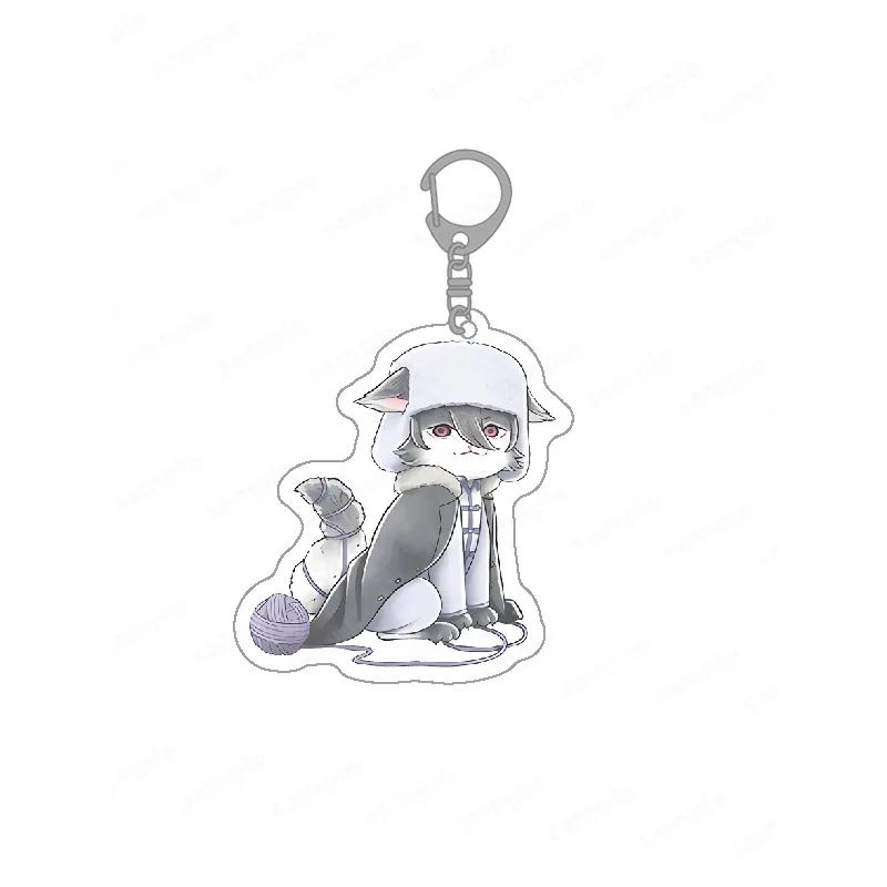 Bungo Stray Dogs The Day of Cat Series Фиодор Достоевская фигурка Акриловый брелок Doppo Kunikida Figuine