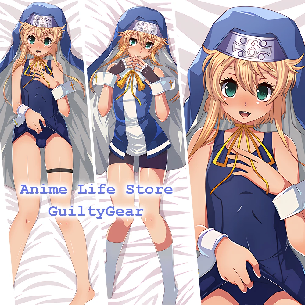 

Dakimakura Anime GuiltyGear Bridget Cosplay Cushion Pillow Case Kawaii Girl 2WAY 2 Sides Print Body Pillowcase Cute Otaku Gift