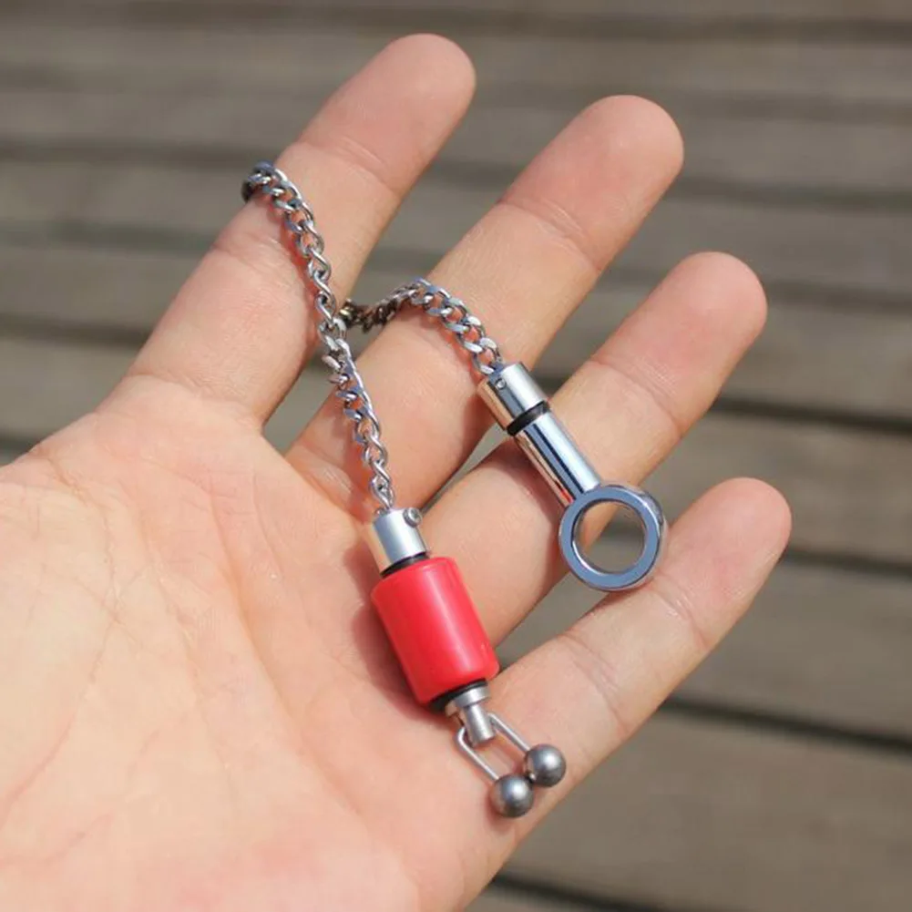 Bite Alarm Chain Chains 1 Pcs Accessories Bite Indicators Plastic Rustproof Stainless Steel Tackle Outdoor Sports