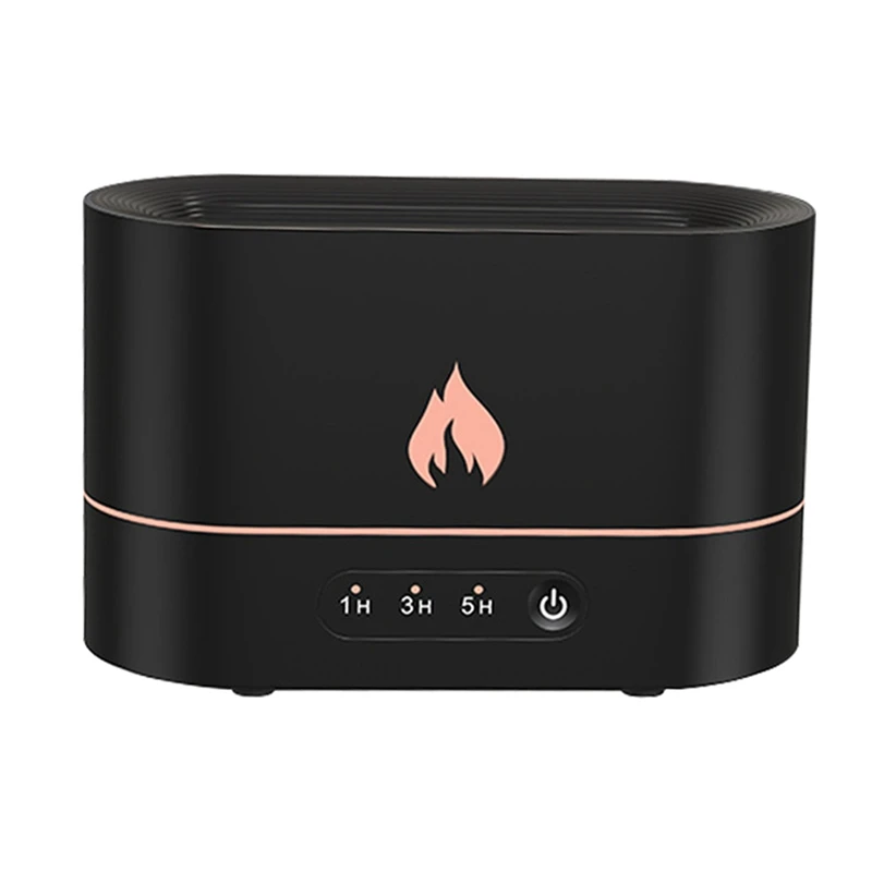 

Portable Air Humidifier With Realistic Flame Mist Maker Aromatherapy Diffuser USB For Home Living Room SPA Office