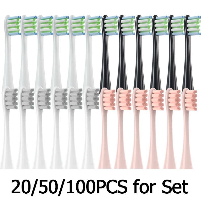 

Wholesale 20/50/100PCS Replacement Brush Head for Oclean X/ X PRO/ Z1/ F1/ One/ Air 2 /SE Soft DuPont Bristle Vacuum Nozzles