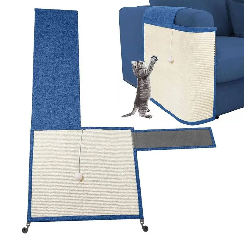 

Защита для мебели от кошачьих царапин, сизальный кошачий чехол для дивана, прочный ковер против царапин для