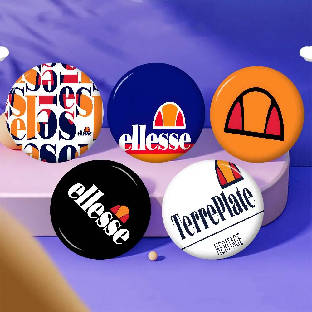 Фото E-Ellesse Ретро-спортивный значок-брошь из жести с мягким креплением, металлический значок, аксессуары для одежды, шляп, сумок, ла №4
