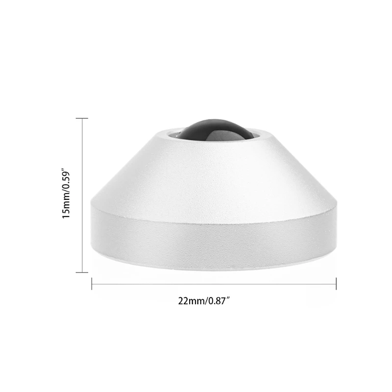 2Pcs Anodized Aluminum CNC Foot Cone Feet Alu Giving Screws For Custom Mechanical Keyboard Case 7Colors Optional YYDS |