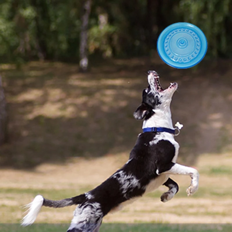 Летающий диск для собак игрушки мягкие прочные Игрушки маленьких средних щенков