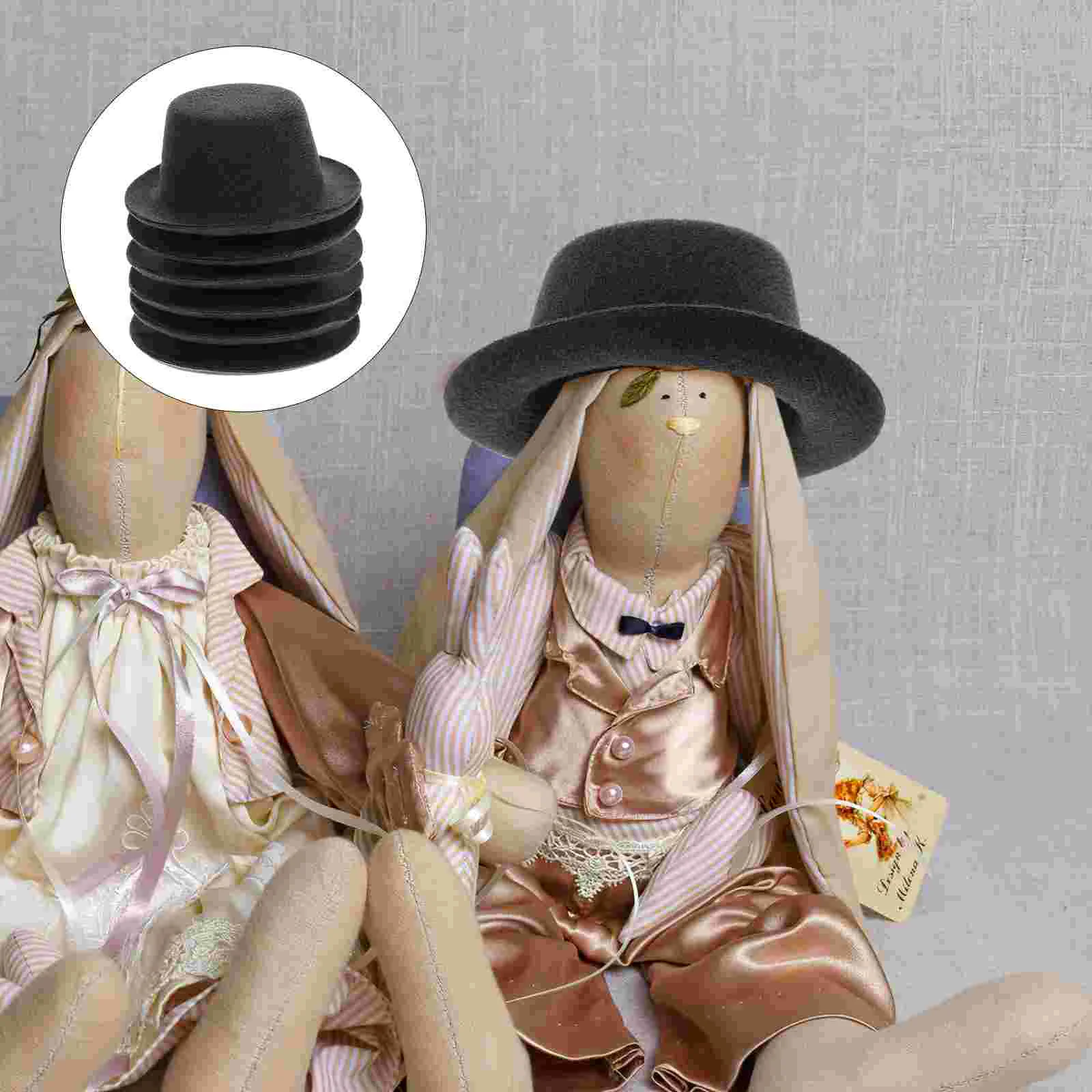 

6pcs Miniature Hat Adorable Hat Photo Prop for Pets Cat Dog Decoration
