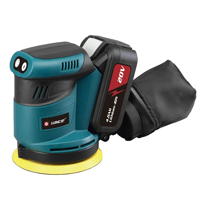 Liangye 20 в литиевые электроинструменты 2021 Высококачественная электрическая орбитальная шлифовальная машина вращающаяся Беспроводная шлифовальная машина