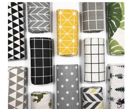 Семицветная льняная Маргаритка товары для домашнего текстиля фоновая ткань с