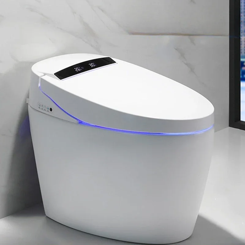 Интеллектуальный унитаз с автоматическим датчиком усовершенствованный белый