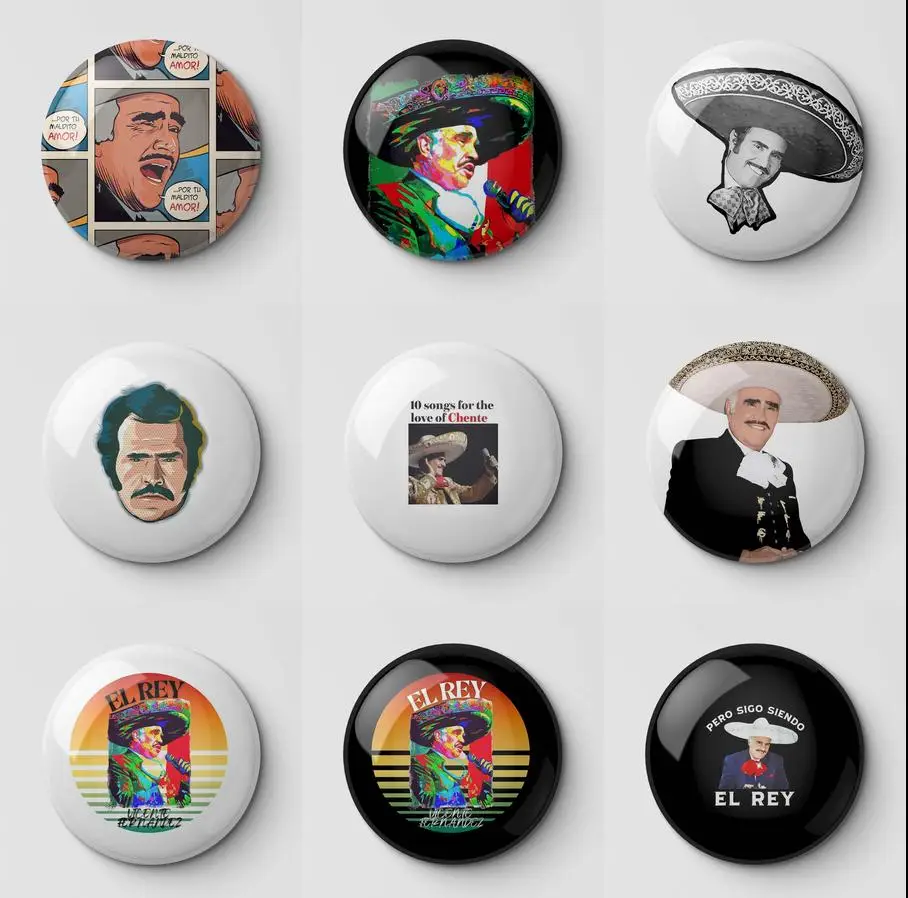 Vicente Фернандес хенте мягкая булавка для пуговиц индивидуальный дизайн модный