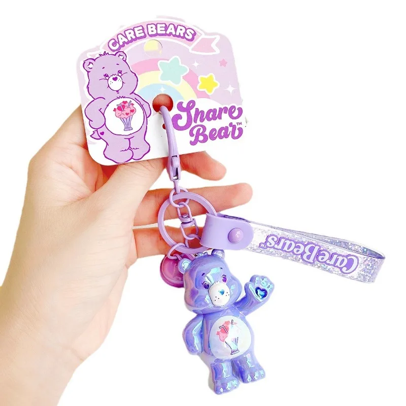 Новинка, подлинный брелок Carebears из серии с гальваническим покрытием, милые Мультяшные безделушки, Женская сумочка, подвеска, подарок на день рождения для детей (art.: 3920ca049a4e8) - 3920ca049a4e8