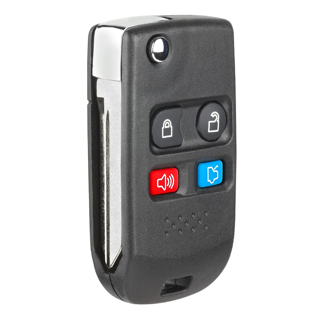 DIYKEY батарейный откидной пульт корпус автомобильного ключа чехол-брелок с