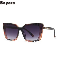 boyarn oculos modern retro trend cat eye scotch sunglasses luxury brand design street photography ins eyewear sunglasse