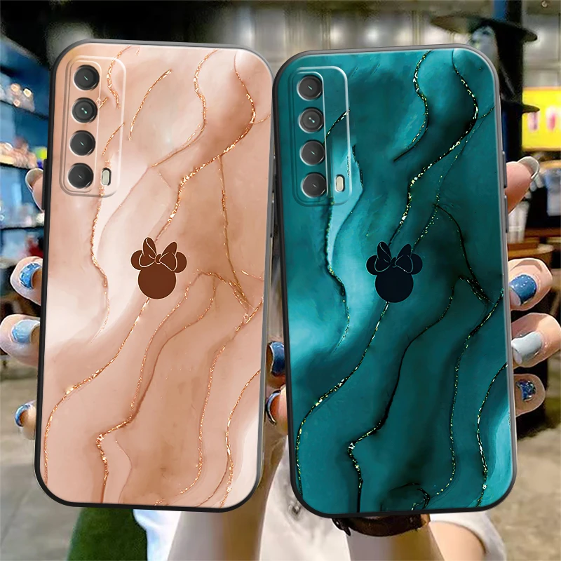

Роскошный чехол для телефона с мраморным рисунком для Huawei Honor 7A, 7X, 8, 8X, 8C, 9, V9, 9A, 9X, 9 Lite, 9X Lite, черный силиконовый мягкий чехол-накладка
