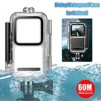 housing case for dji osmo action 2 sports camera waterproof case 60m diving housing protective shell underwater cover