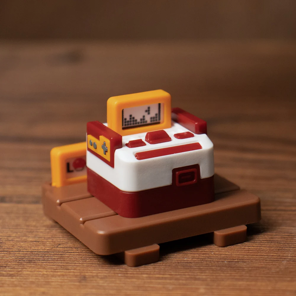 

Retro FC (NES) Red And White Machine Creative Personality Keycaps For Customized Gaming Mechanical Keyboard GK64 GH60
