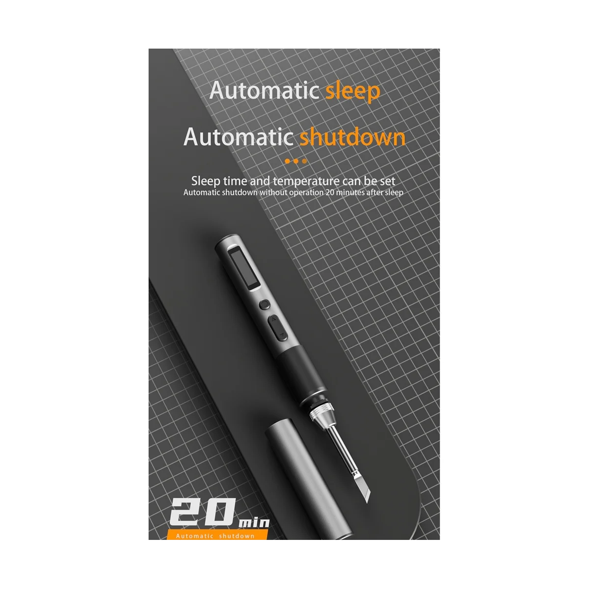 Портативный интеллектуальный Электрический паяльник PD65W MINI65 регулируемая