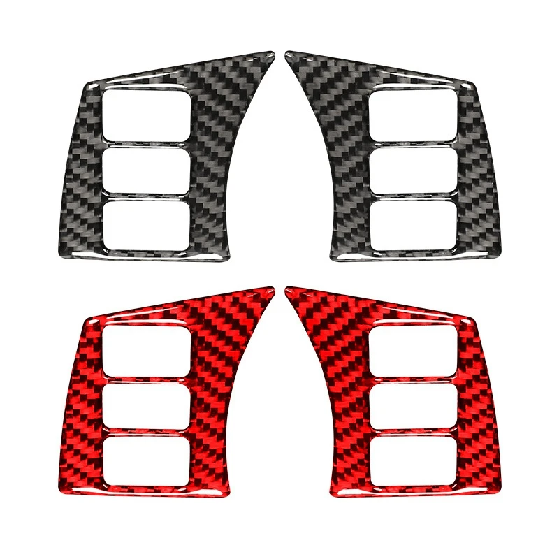 

for Nissan 350Z 2006-2009 Carbon Fiber Steering Wheel Button Panel Cover Sticker