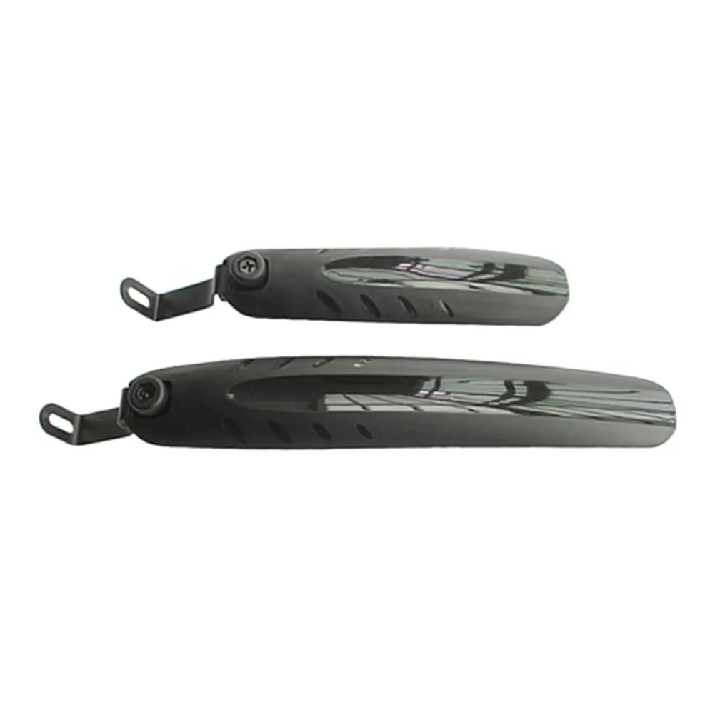 

MTB Folding Bicycle Front Rear Mudguard Splash Fender Set For 14-20 Inch Bike Quick Release Fender High-brightness Reflective