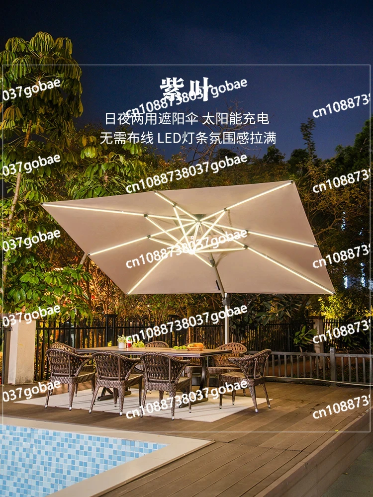 ZF Открытый Зонтик Садовый Зонт Римский Большой Солнца Балкон Терраса Сад