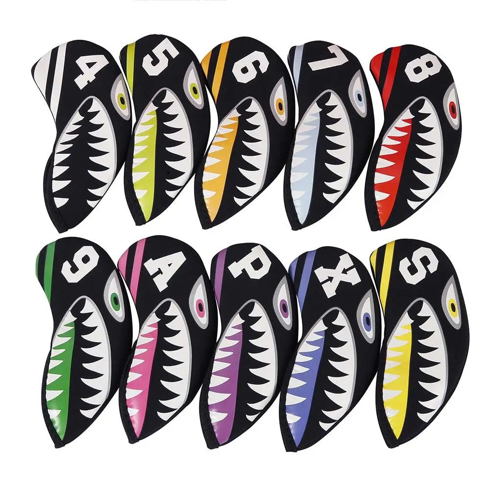 

Protective Cover Golf Training Equipment Protector Case Golf Headcovers Shark Head Cover Golf Iron Headcover Golf Club Cover