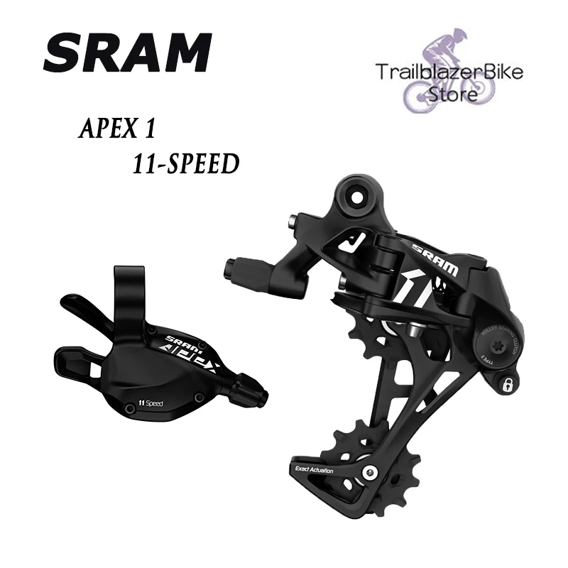 SRAM APEX&reg; 1 11-SPEED FLAT BAR Shifter Lever Rear Derailleu