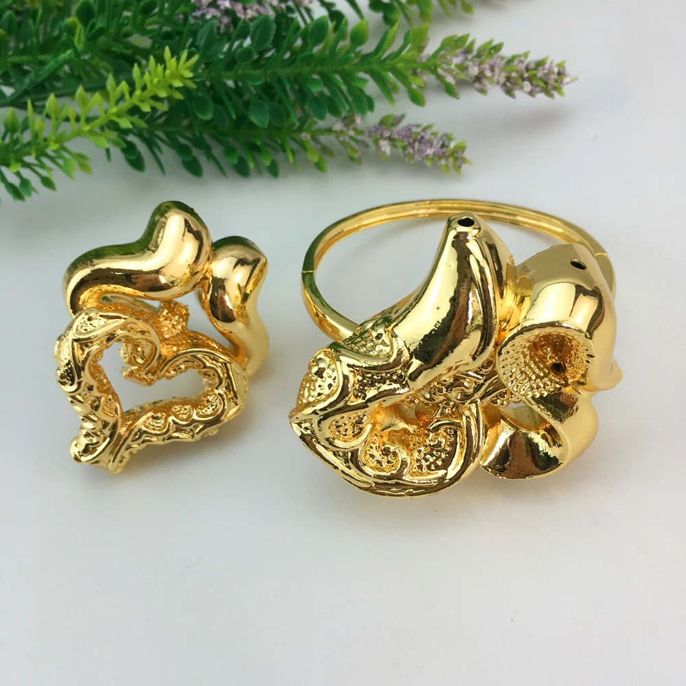 EMMA Жирные наборы браслетов Дубай Женская мода Итальянский позолоченный браслет