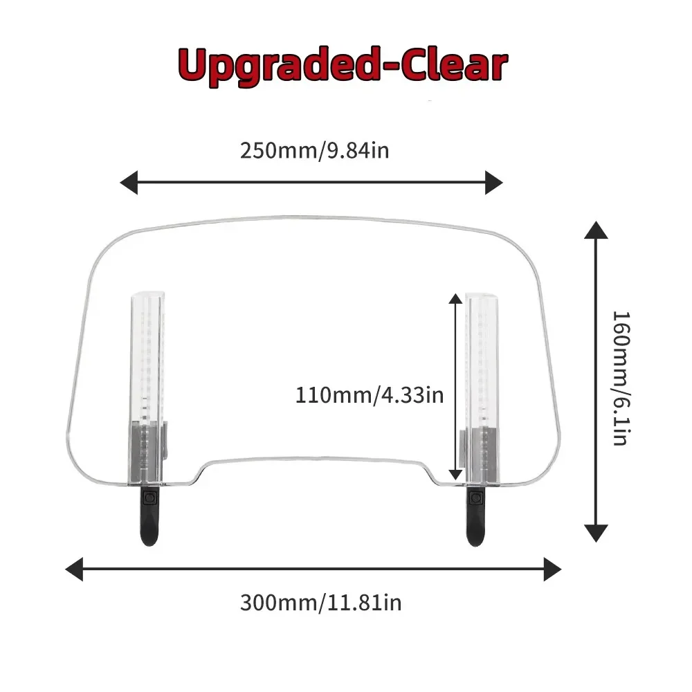 

Универсальный ветровой экран для мотоцикла, ветровое стекло для BMW R1200GS F850GS F750GS для Honda Rebel 300, ветрозащитный экран для скутера