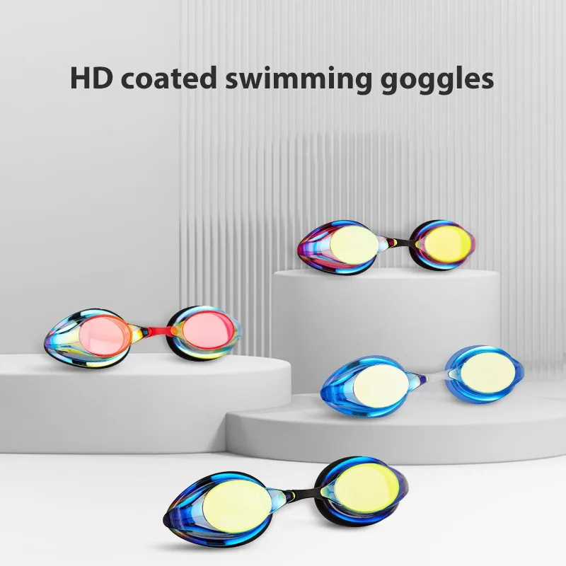 

Профессиональные очки для плавания, Детские водонепроницаемые противотуманные очки для плавания, детские очки для бассейна с УФ-защитой, очки для дайвинга