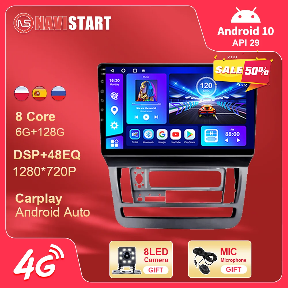 

Автомобильная интеллектуальная система Android 10 для Toyota Alphard 2002-2011 2din автомобильное радио Стерео Авторадио мультимедийный плеер навигация GPS