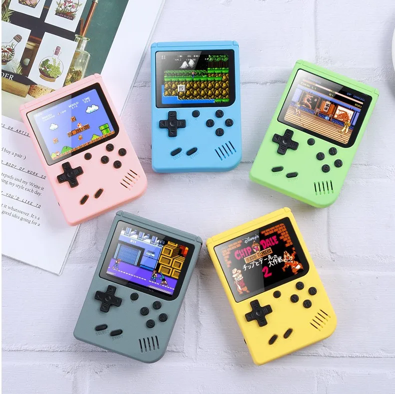 

3inch Handheld Game Consoles 400 IN 1 Retro Video Game Console 8 Bit Game Player Handheld Game Players Gamepads for Kids Gift