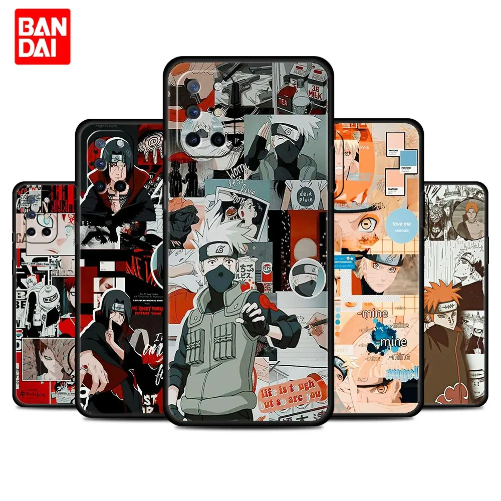 

Naruto Poster Anime Case for Oneplus 9 10 Pro 8 8T 9R Nord 2 N100 N10 CE N200 5G Cover Back Luxury Fashion Black Shell Silicone