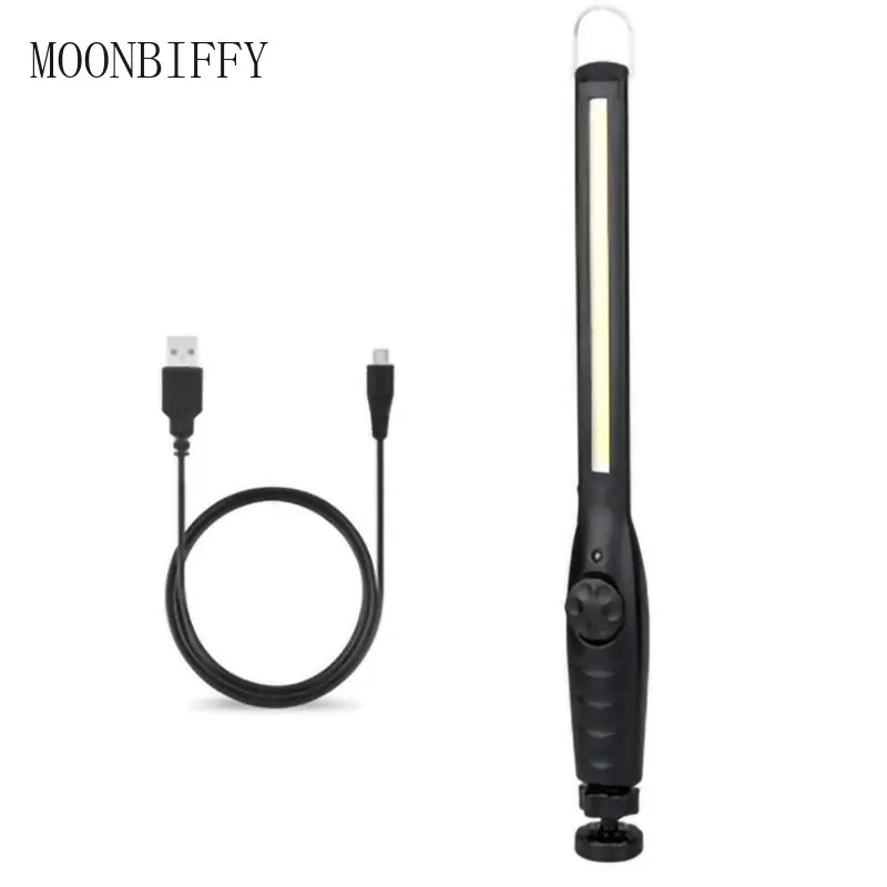 

USB перезаряжаемая яркая лампа, 1 * COB, светодиодный фонарик для стайлинга автомобиля, с сенсорным управлением, ночное освещение, лампа