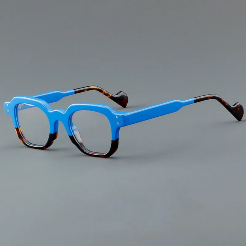 Ретро ацетатная оправа для оптических очков квадратная может быть оснащена