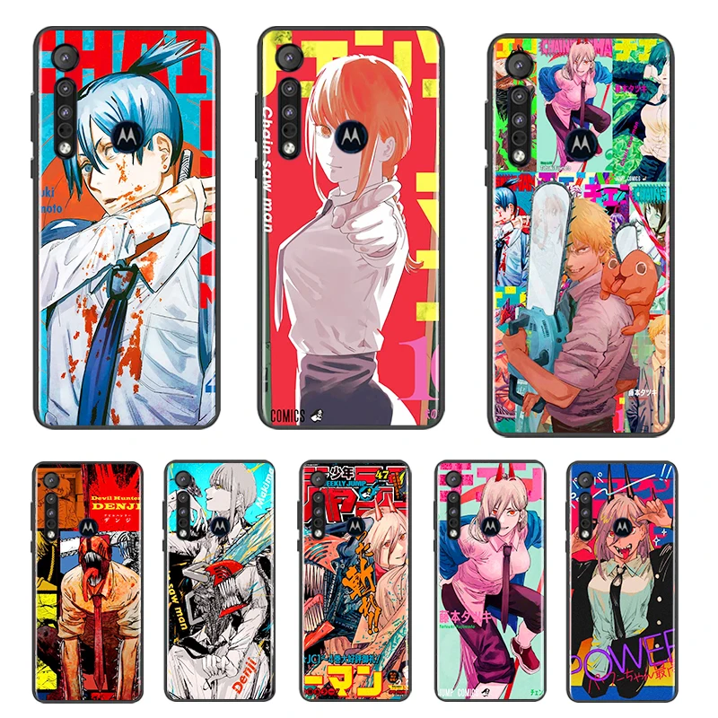 

Handsome Anime Chainsaw Man Phone Case For Motorola MOTO G9 G8 E7 E7i E6 Power Edge One Fusion Plus Lite Hyper Marco TPU