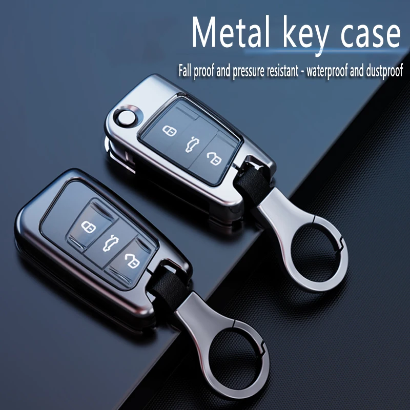 

For Volkswagen Metal Key Case Polo CC Case Golf 4 6 7 MK3 4 MK6 MK5 Package Mk7 Case GTI T5 Passat B5 B6 B7 B8 Key Chain