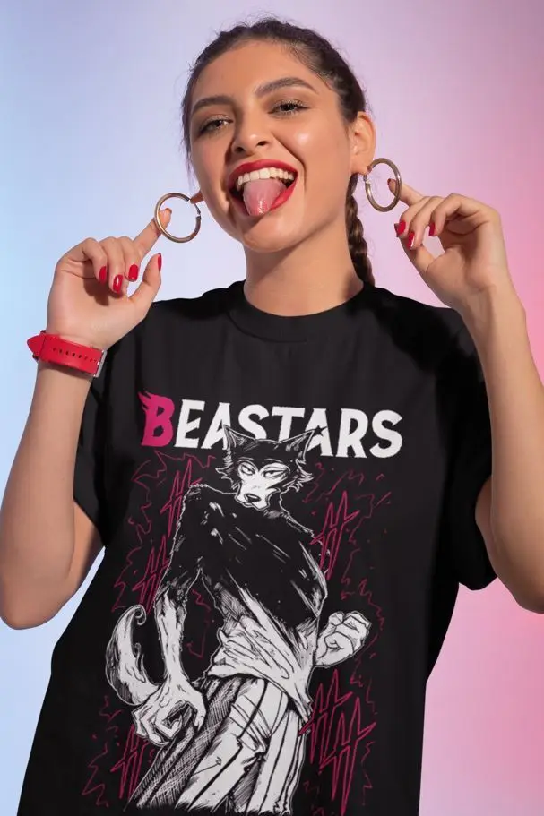 Рубашка Beastars Legoshi для девочек аниме японский стиль подарки рубашка всех размеров