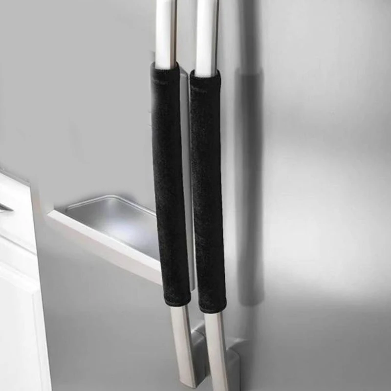 

2 Pieces Refrigerator Door Handle Cover Kitchen Appliance Decor Handles Anti-slip Protector Gloves