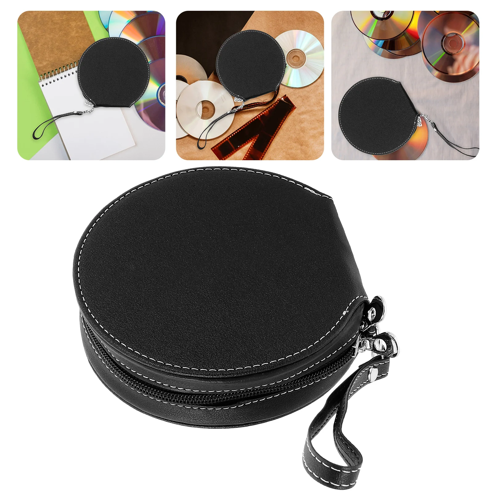 Автомобильный компакт-диск чехол для переноски чехлы хранения DVD-переплет