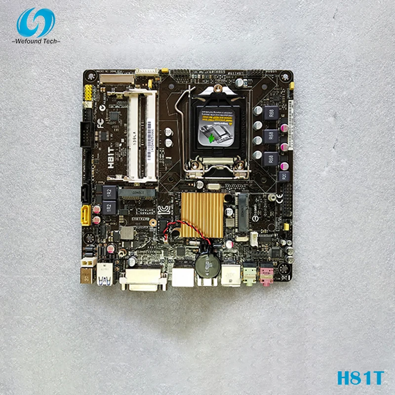 

H81T для настольной материнской платы ASUS Mini-ITX DDR3 LGA 1150 Core i7/i5/i3/Celeron/Pentium PCI-E 2,0 100% Протестировано Быстрая доставка