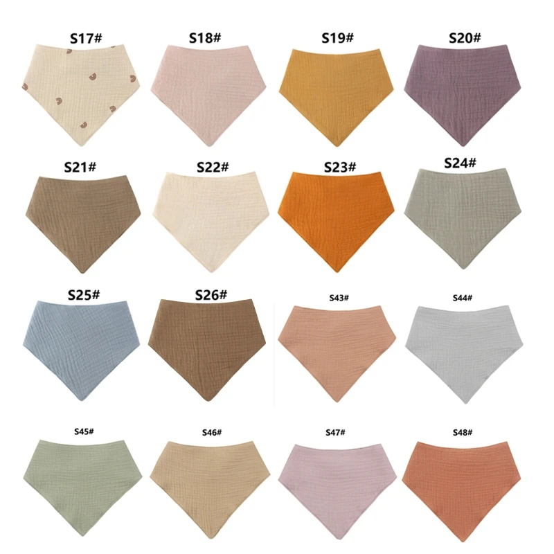 

Детский треугольный нагрудник, подходит для новорожденных, приятный для кожи фартук для еды для малышей Port 69HE