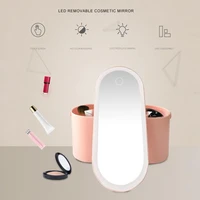 1500mah vanity mirror creative lightweight space saving for women cosmetic box mirror makeup case mirror