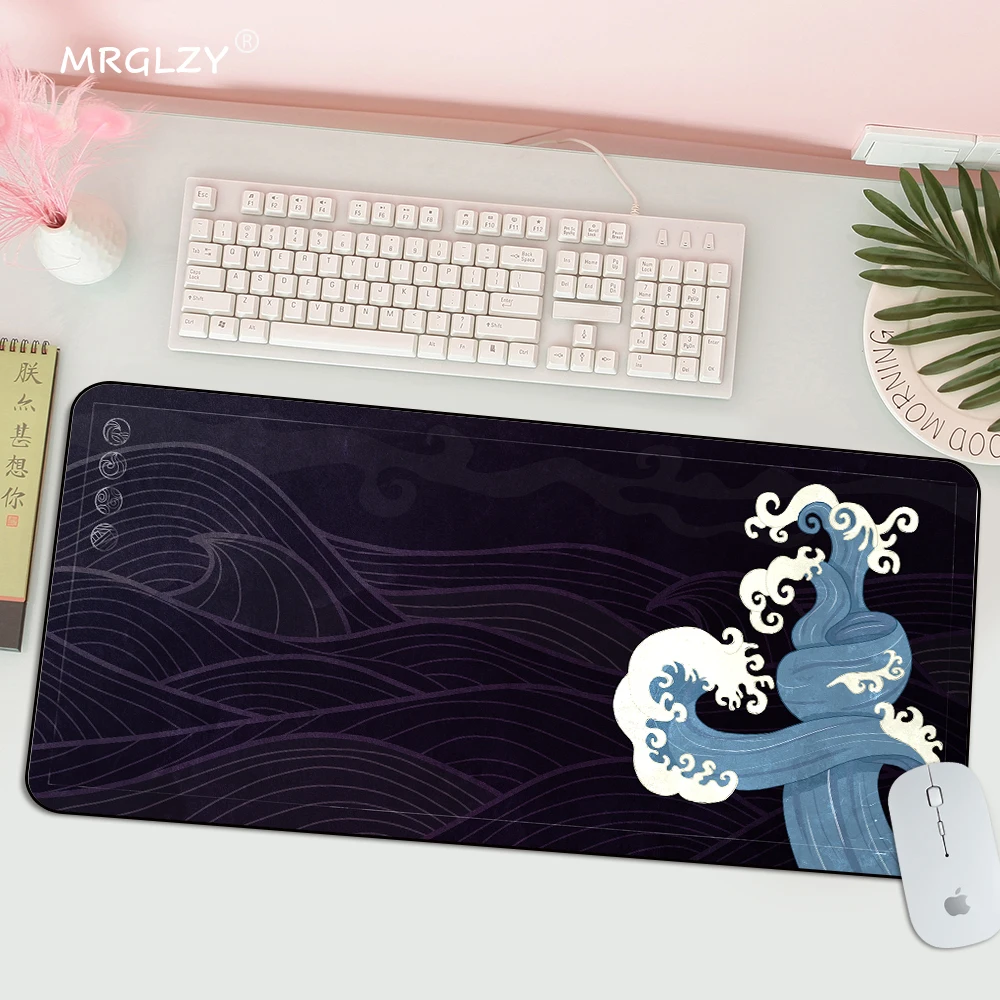 

Pc Accessories Gold, Wood, Water, Fire, Earth Anime Mousepad Keyboard Pad Office Carpet Padding Playmat Gaming Table for Pc Rugs
