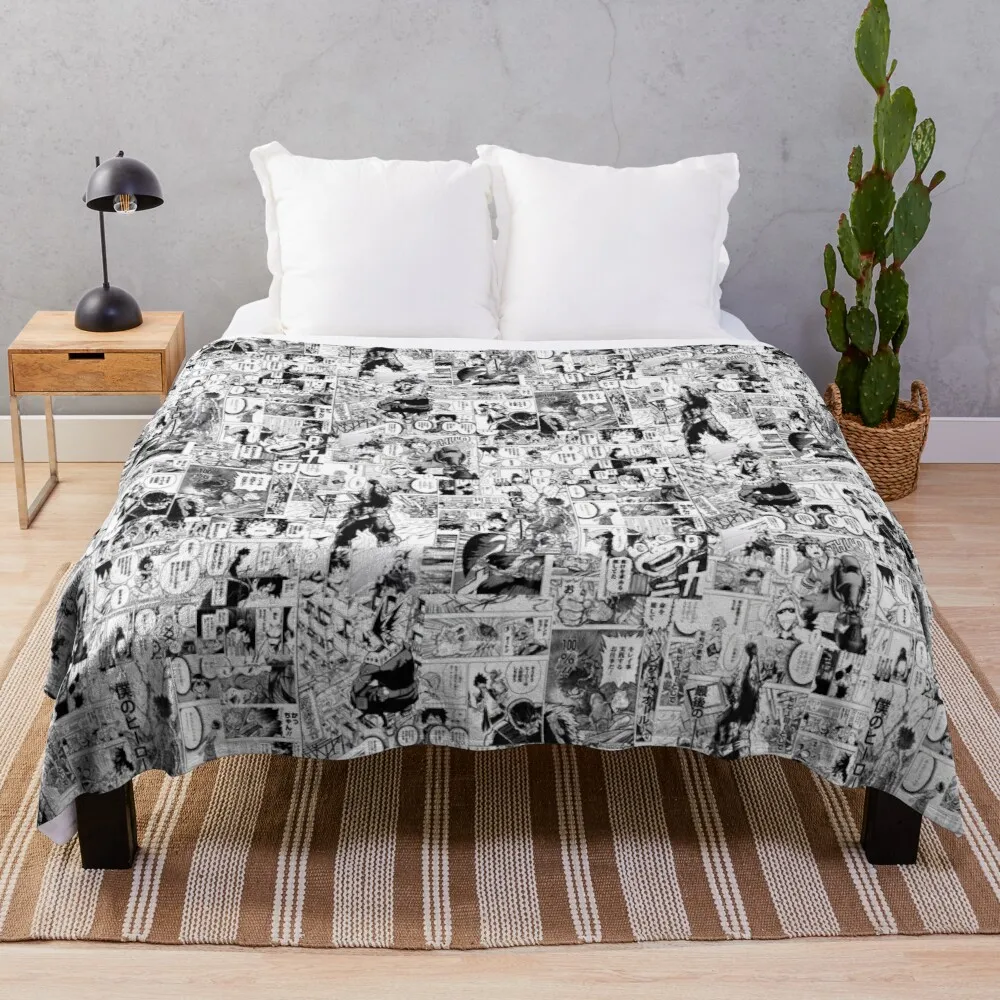 

My hero academia Manga collage Throw Blanket Quilt Blanket Fluffy Soft Blankets Crochet Crochet