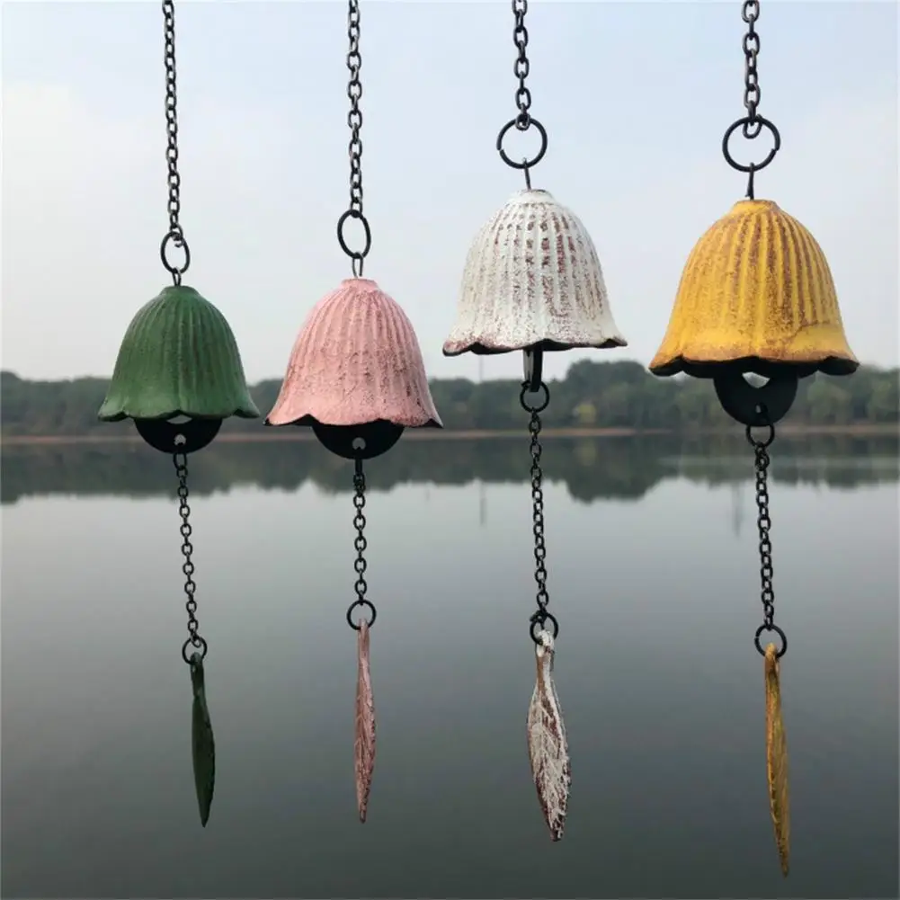 

Iron Attractive Good Luck Blessing Japanese Wind Bell Lightweight Wind Chime Break Resistant for Balcony