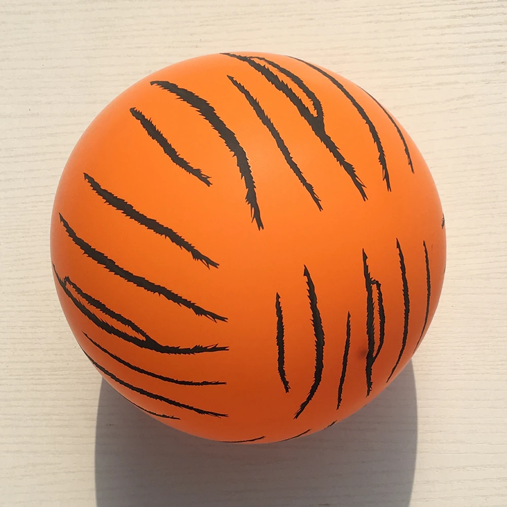 Латексные шары с мультяшными животными принт коровы черные фермерская тема