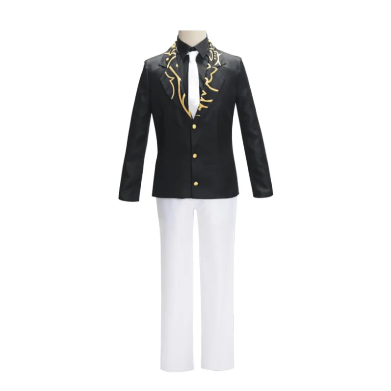 

Demon Slayer Anime Kibutsuji Muzan Cosplay Costume Uniform Suit Blazer Pants Shirt Tie Man Woman Halloween Carnival Set