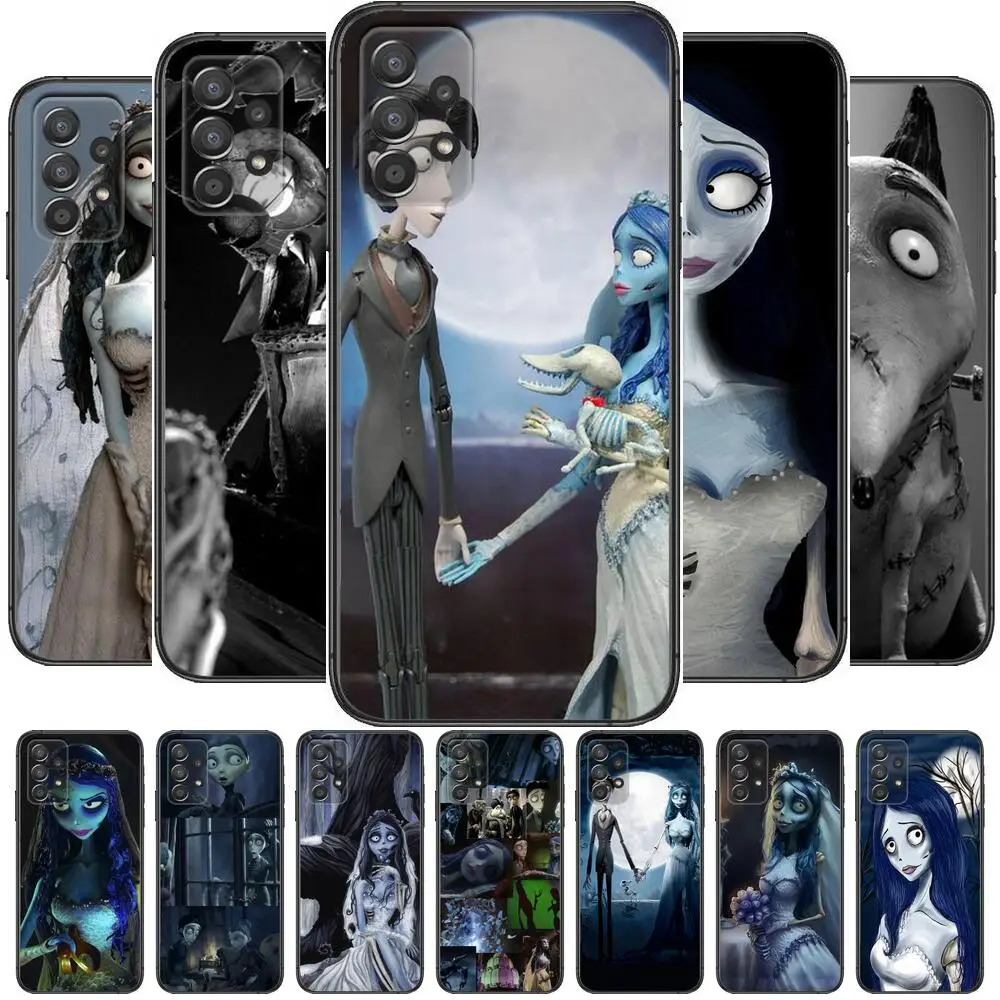 

Disney Zombie Bride Phone Case Hull For Samsung Galaxy A70 A50 A51 A71 A52 A40 A30 A31 A90 A20E 5G a20s Black Shell Art Cell Cov