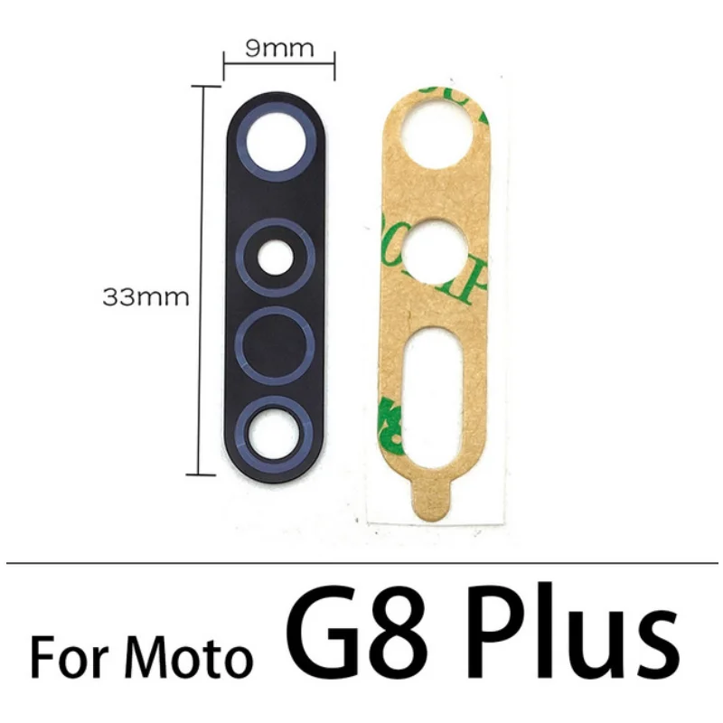 Фото Стекло задней камеры для Moto E7 E6s E5 G8 Plus Play Power Lite One Vision Fusion Hyper Zoom Объектив задней камеры с клеем №3